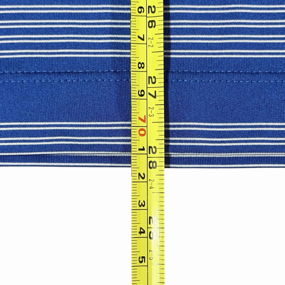 Nike Golf Tour Performance Polo Shirt Dri-Fit Blue White Striped Men's Size‎ M - Picture 9 of 9